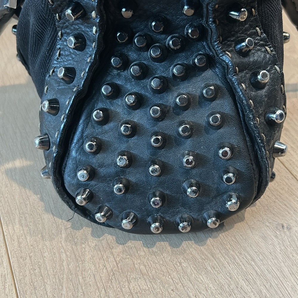 FENDI Vintage Selleria Black Spiked bag - Picture 3 of 11